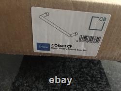 Coalbrook Floating Heated Electric Towel Rail 50/58 cms Chrome CO8001CP
