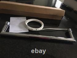 Coalbrook Floating Heated Electric Towel Rail 50/58 cms Chrome CO8001CP