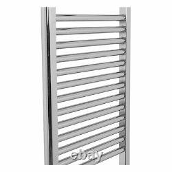 Contemporary Bathroom Straight Heated Towel Rail Radiator Rad 1800 x 450 Chrome