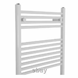 Contemporary Straight Bathroom Heated Towel Rail Radiator Rad 1500 x 600 White