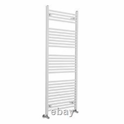 Contemporary Straight Bathroom Heated Towel Rail Radiator Rad 1500 x 600 White