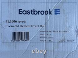 Cotswold Heated Towel Rail 41.1006 Avon Chrome Eastbrook