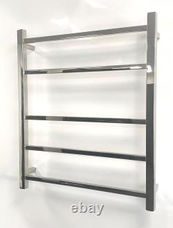 Cumbria Stainless Steel Towel Rails Central Heating Square Tubes