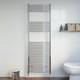 Curved Heated Towel Rail Chrome Silver 1800 X 600mm Wall Mounted Bathroom