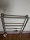 Dq Heating Ickburgh Floor Mounted Luxury Heated Towel Rail Brushed Nickel