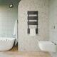 Designer Anthracite Flat Panel Heated Towel Rails Bathroom Ladder Radiator Uk
