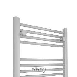 Designer Bathroom Electric Chrome Straight Heated Towel Rail Radiator 800x500 mm