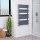 Designer Bathroom Flat Panel Heated Towel Rail Radiator 1000 X 600mm Sand Grey