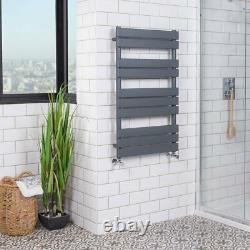 Designer Bathroom Flat Panel Heated Towel Rail Radiator 1000 x 600mm Sand Grey
