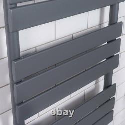 Designer Bathroom Flat Panel Heated Towel Rail Radiator 1000 x 600mm Sand Grey