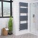 Designer Bathroom Flat Panel Heated Towel Rail Radiator 1600 X 600mm Sand Grey