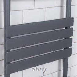 Designer Bathroom Flat Panel Heated Towel Rail Radiator 1600 x 600mm Sand Grey