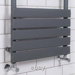 Designer Bathroom Flat Panel Heated Towel Rail Radiator 1600 x 600mm Sand Grey