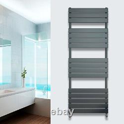 Designer Bathroom Flat Panel Heated Towel Rail Radiator Anthracite Heating Rad