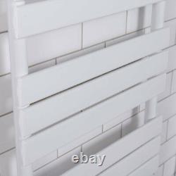 Designer Bathroom Flat Panel Heated Towel Rail Radiator Heating 1000x600mm White