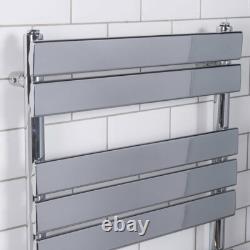 Designer Bathroom Flat Panel Heated Towel Rail Radiator Rad 1200x600 mm Chrome Designer Bathroom Flat Panel Heated Towel Rail Radiator Rad 1200x600 mm Chrome