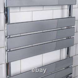 Designer Bathroom Flat Panel Heated Towel Rail Radiator Rad 1200x600 mm Chrome Designer Bathroom Flat Panel Heated Towel Rail Radiator Rad 1200x600 mm Chrome