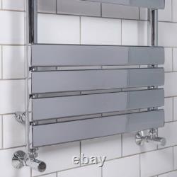 Designer Bathroom Flat Panel Heated Towel Rail Radiator Rad 1200x600 mm Chrome Designer Bathroom Flat Panel Heated Towel Rail Radiator Rad 1200x600 mm Chrome