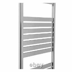 Designer Bathroom Flat Panel Heated Towel Rail Radiator Rad 1800 x 600 Chrome