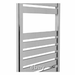 Designer Bathroom Flat Panel Heated Towel Rail Radiator Rad 800 x 500 Chrome