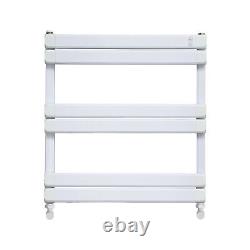 Designer Bathroom Heated Aluminium Towel Rail Radiator Flat Panel Ladder Warmer