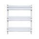 Designer Bathroom Heated Aluminium Towel Rail Radiator Flat Panel Ladder Warmer