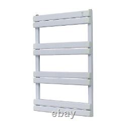 Designer Bathroom Heated Aluminium Towel Rail Radiator Flat Panel Ladder Warmer