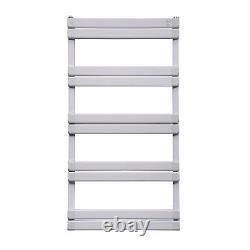 Designer Bathroom Heated Aluminium Towel Rail Radiator Flat Panel Ladder Warmer