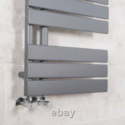 Designer Bathroom Heated Towel Rail Rad Ladder Radiator 824 x 500 mm Sand Grey