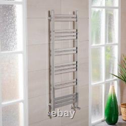 Designer Bathroom Heated Towel Rail Rad Radiator Flat Panel 1200 x 500 Chrome