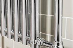 Designer Bathroom Traditional Heated Towel Radiator Rail Warmer 952x659mm Chrome