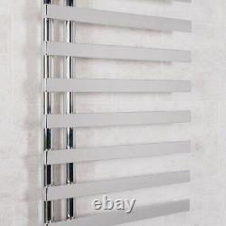 Designer Chrome Bathroom Electric Heated Towel Rail Rad Radiator 1600 x 600 mm