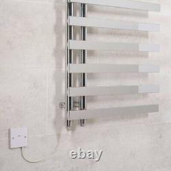 Designer Chrome Bathroom Electric Heated Towel Rail Rad Radiator 1600 x 600 mm