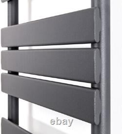 Designer Flat Panel Grey Anthracite Heather Bathroom Towel Rail Radiator Rad