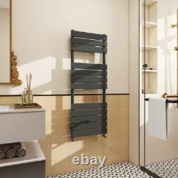 Designer Flat Panel Heated Bathroom Towel Rail Radiator Warmer Heating All Size