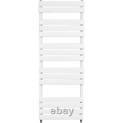 Designer Flat Panel Heated Towel Rail Bathroom Ladder Radiator Anthracite White