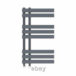 Designer Flat Style Radiators Bathroom Heated Towel Rail Rack Anthracite Rads