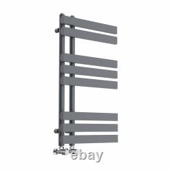 Designer Flat Style Radiators Bathroom Heated Towel Rail Rack Anthracite Rads