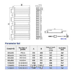 Designer Heated Towel Rails Radiator Modern Bathroom Flat Panel Warmer Rads