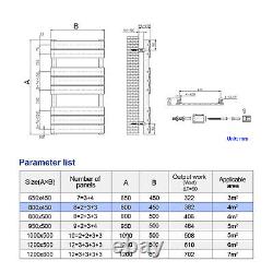 Designer Heated Towel Rails Radiator Modern Bathroom Flat Panel Warmer Rads