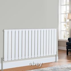 Designer Radiator Horizontal Flat Panel Oval Column Heating Single Double Rads