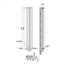 Designer Radiator Oval Column Flat Panel Vertical Horizontal Central Heating Rad