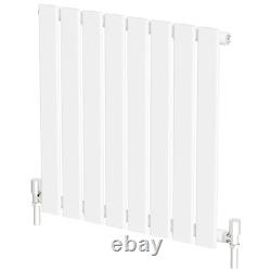 Designer Radiator Vertical Horizontal White Flat Panel Oval Column Double Rads