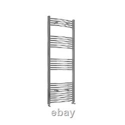 Designer Straight Curved Heated Towel Rail Radiator Chrome Ladder Warmer