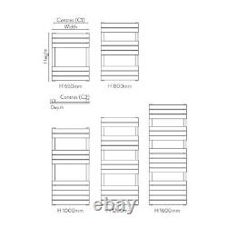 Designer Towel Rail Anthracite Scudo Life Radiator Heating High Quality Multi Va