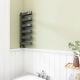Designer U Shaped Grey Heated Bathroom Modern Towel Rail Radiator 850mm -1300mm