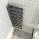 Designer U Shaped Grey Heated Bathroom Modern Towel Rail Radiator 850mm -1300mm