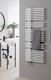 Designer White Heated Bathroom Towel Rail Side-loading Wall-mounted 1348x500mm