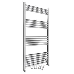 Dual Fuel Straight Bathroom Heated Towel Rail Radiators Chrome Range Of Sizes