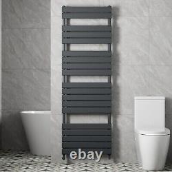 DuraTherm Flat Panel Heated Towel Rail Anthracite- 1800 x 600mm